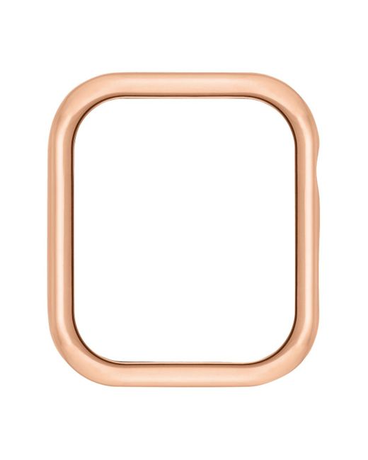Anne Klein Black Rose Gold-tone Alloy Protective Case Designed For 40mm Apple Watch