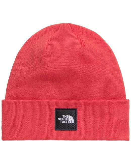 The North Face Red Dock Worker Beanie for men