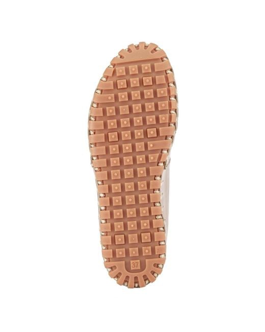 Spring Step Brown Kathaleta Leather Slip-on Comfort Flats