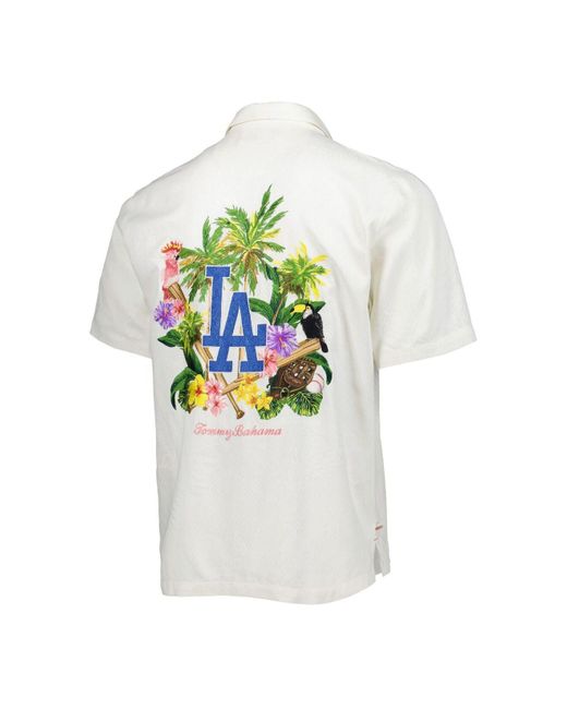 tommy bahama dodgers camp shirt