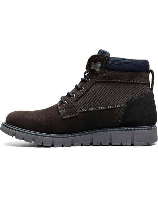Nunn Bush Black Karnak Plain Toe Boot for men