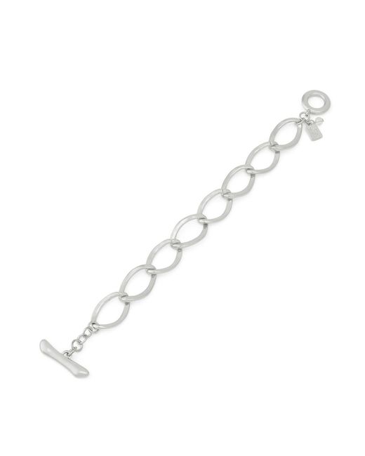 Robert Lee Morris White Link toggle Bracelet
