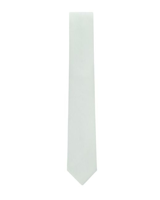 Calvin Klein White Unison Solid Tie for men