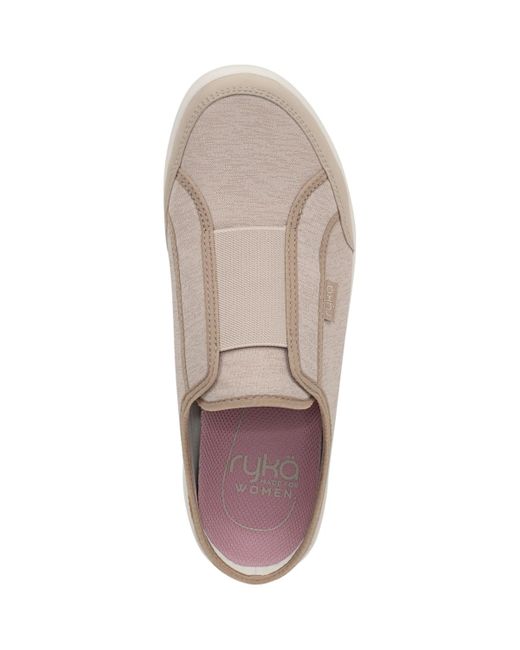 Ryka White Lounge Washable Slip On Mules