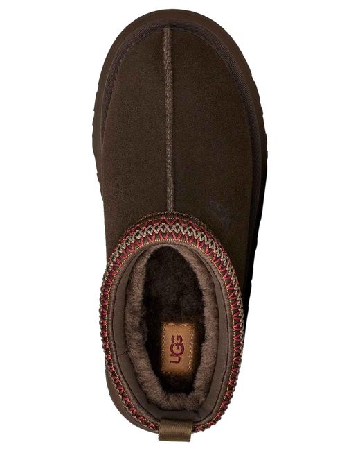 Ugg Brown Tazz Ii Platform Slippers