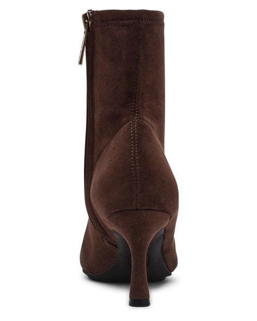 Anne Klein Brown Reesse Pointed Toe Booties