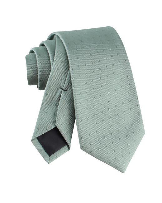 Calvin Klein Green Brack Solid Unsolid Pattern Classic Tie for men