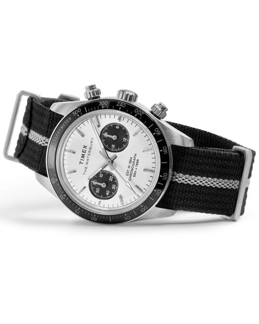 Timex Gray Chronograph Fabric Watch for men