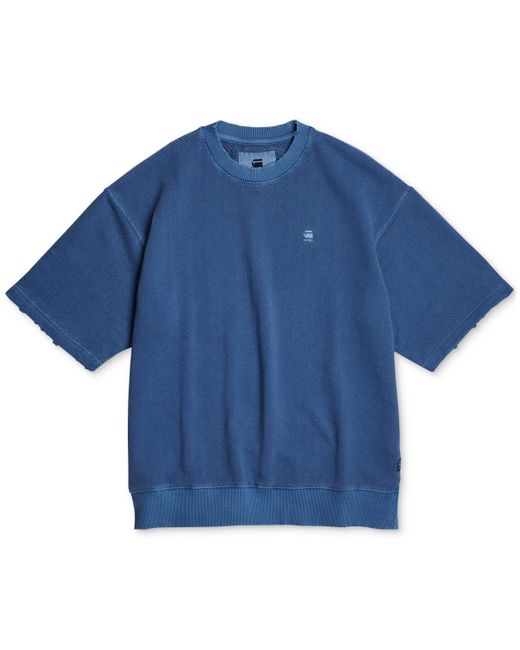 G-Star RAW Blue Relaxed-fit Sweatshirt for men