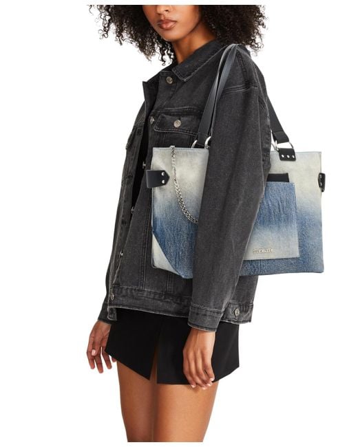 Steve Madden Black Balisia Tote Bag