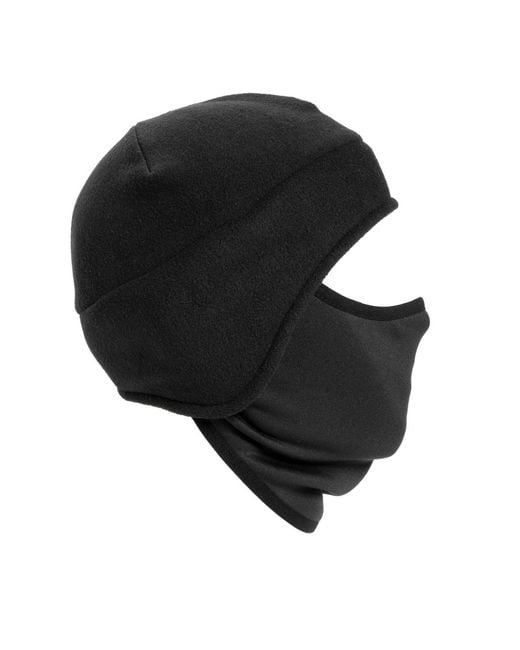 Muk Luks Black Spandex/fleece Hat