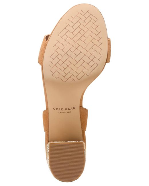 Cole Haan Brown Josie Block-heel Sandals