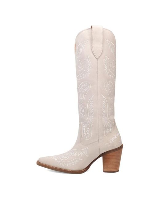 Dingo White The Duke Leather Boot