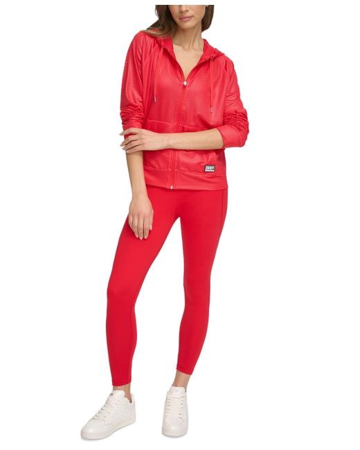 dkny red hoodie