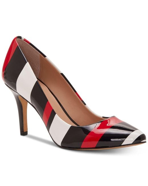 INC International Concepts Red Zitah Pointed Toe Pumps, Created For Macy's