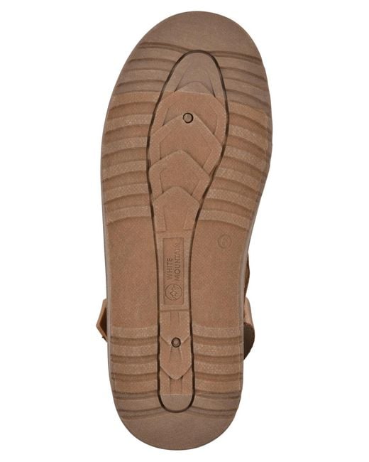 White Mountain Brown Icebound Slingback Clogs