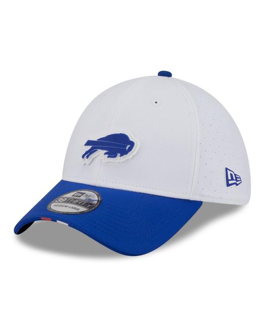 KTZ Blue White/royal Buffalo Bills 2025 Nfl Training Camp 39thirty Flex Hat for men