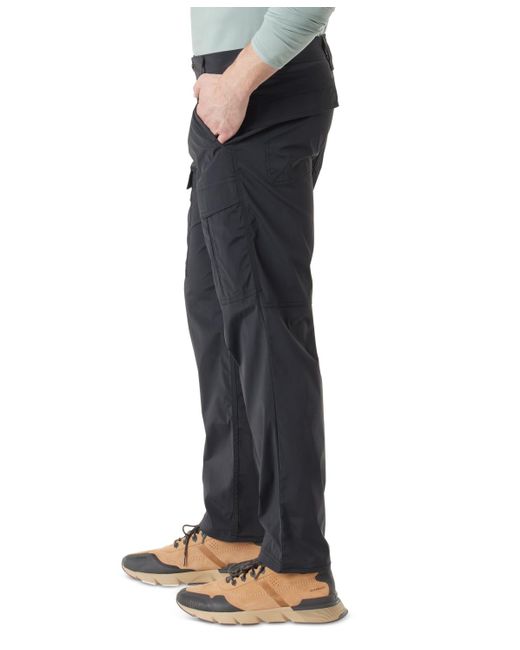 BASS OUTDOOR Blue Regular-fit Stretch Performance Cargo Pants for men