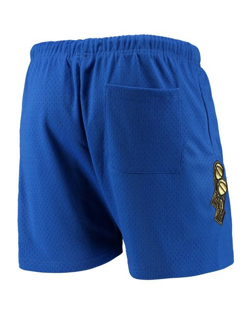 Pro Standard Blue New York Knicks Mesh Capsule Shorts for men