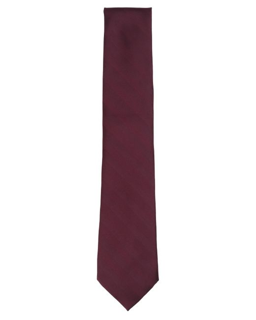 Club Room Purple Warren Stripe Solid Tie for men