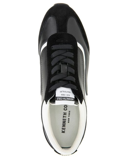 Kenneth Cole Black Alma Lace Up Sneaker