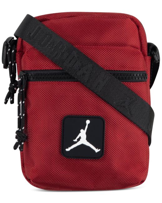Nike Red Rise Crossbody Logo Bag for men