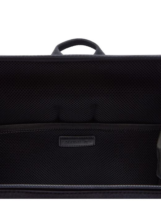 Lacoste Blue Rectangle Logo Backpack for men
