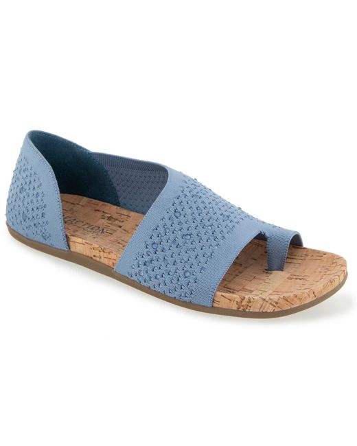 Kenneth Cole Blue Sential Flat Sandals