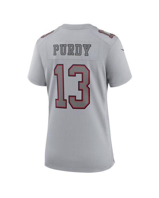 Nike Gray Brock Purdy San Francisco 49ers Super Bowl Lviii Atmosphere Fashion Game Jersey
