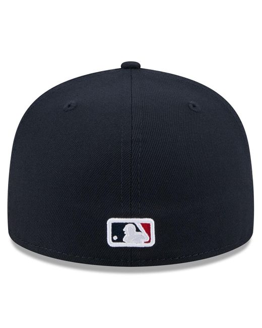 KTZ Blue Boston Red Sox 2025 Jackie Robinson Day 59fifty Fitted Hat for men