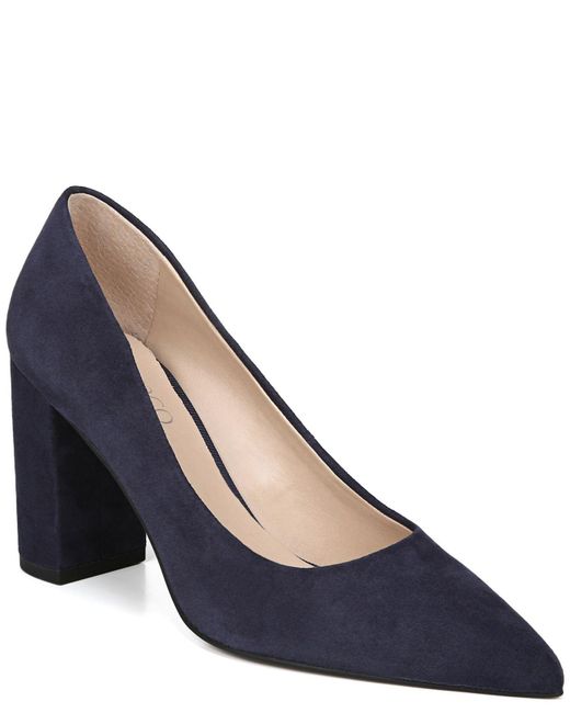 franco sarto navy blue pumps