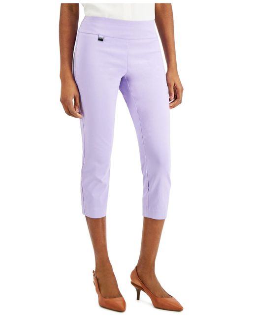 alfani tummy control capri pants