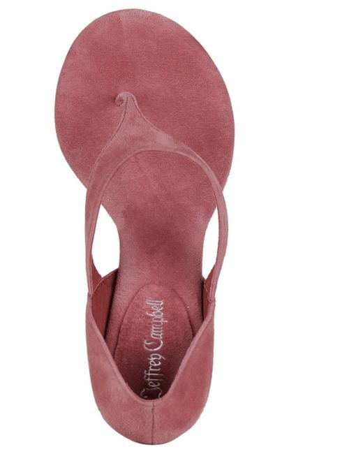 Jeffrey Campbell Pink Rhian High-heel Stiletto Thong Dress Sandals