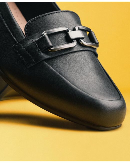Clarks Black Juliet Echo Slip-on Loafers