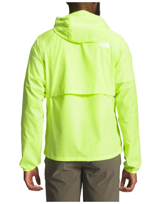 The North Face Flyweight Packable Hooded Windbreaker in Blue for Men Lyst