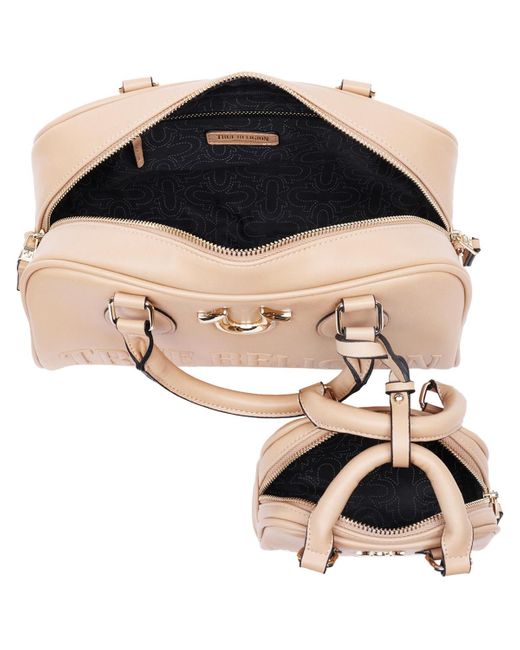 True Religion Natural Logo Satchel