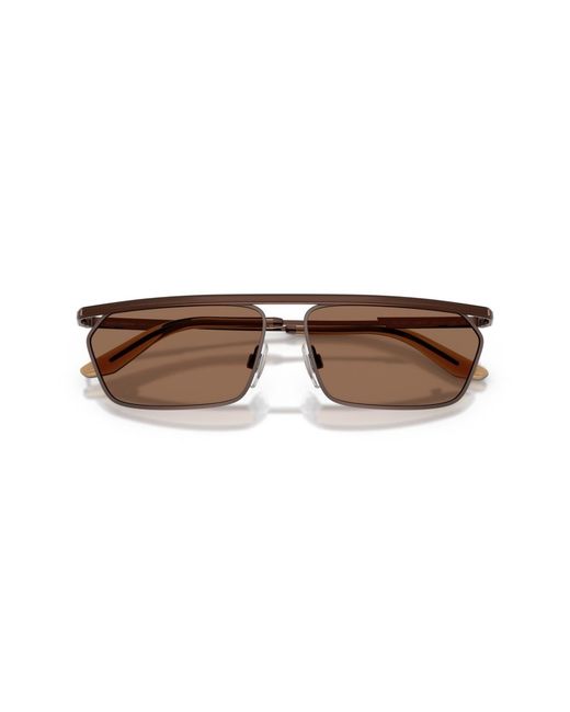 Dolce & Gabbana White Rectangle Sunglasses for men