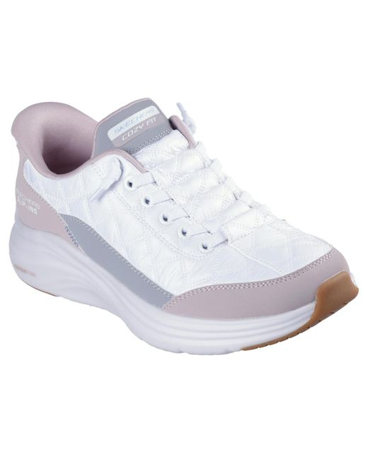 Skechers White Slip-ins Contour Foam