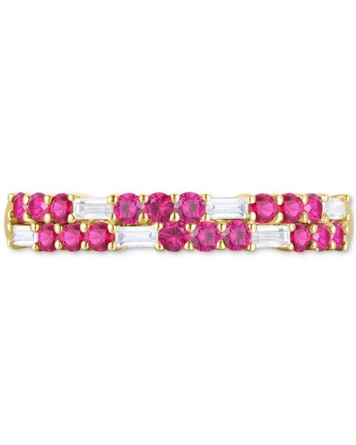 Macy's Pink Created Sapphire