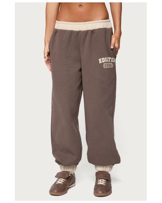 Edikted Natural 1980 Sweatpants