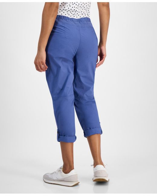 Nautica Blue Caspian Cotton Utility Pants
