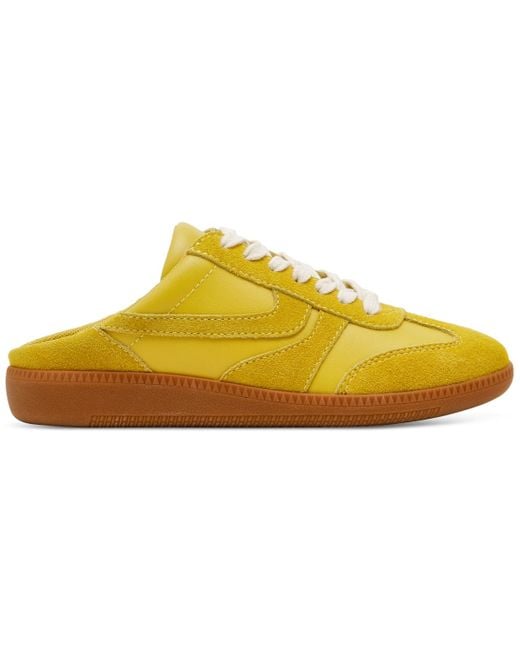 美品　YELLO　 NANED LACE UPMULES YELLO / KUUYI LACE UP SANDALS