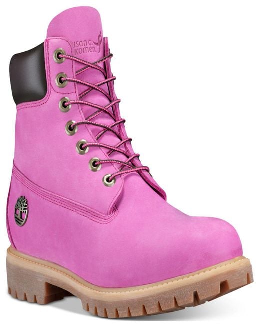 Timberland Pink Men's 6" Premium Mid-high Boots for men