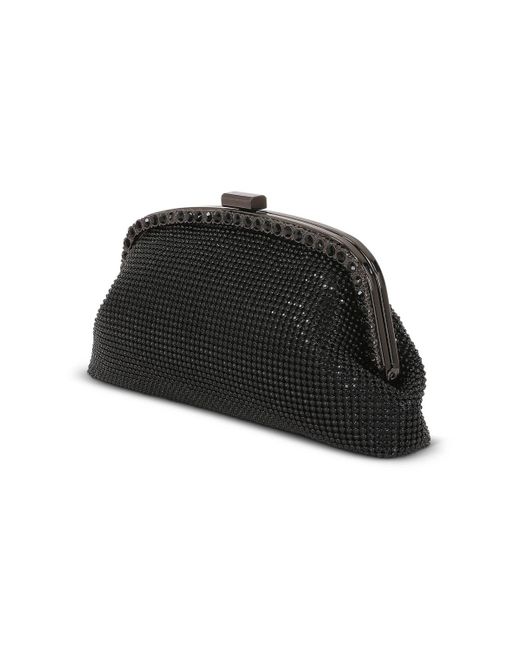 Badgley Mischka Black Woman's Brielle Moody Crystal Pouch