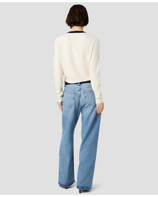 French Connection White Button-front Fitted Cardigan