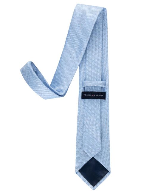 Tommy Hilfiger Blue Calexico Solid Textured Tie for men