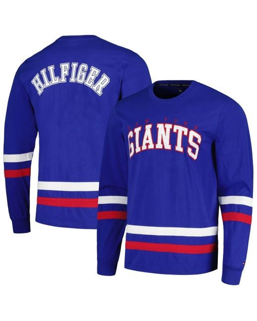 Tommy Hilfiger Blue New York Giants Nolan Long Sleeve T-shirt for men