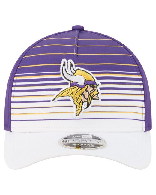 KTZ Blue White/purple Minnesota Vikings Adventure Gradient 9forty M-crown A-frame Adjustable Hat for men