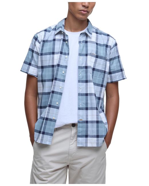 Barbour Blue Gordon Tailored Shirt for men