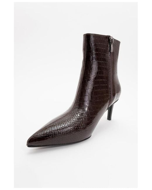 Prologue Shoes Black Noya Stiletto Boot ()
